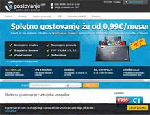 Tablet Screenshot of e-gostovanje.com